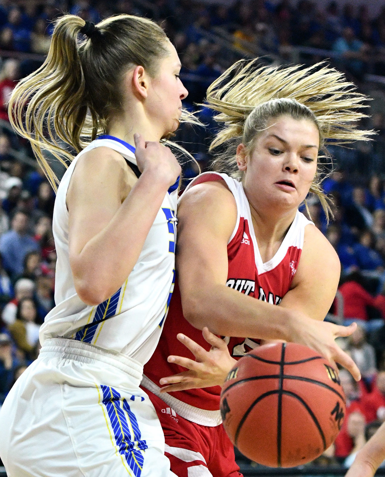 USD vs SDSU women's Summit League basketball